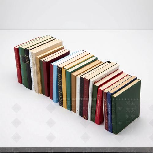 書籍3d模型精品